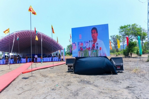 Laying of the foundation stone ceremony for the cool storage project in Dambulla