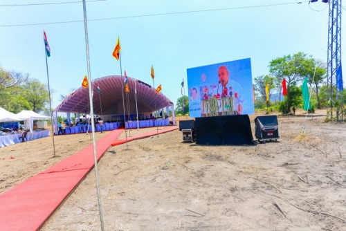 Laying of the foundation stone ceremony for the cool storage project in Dambulla