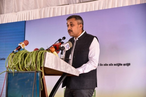 Laying of the foundation stone ceremony for the cool storage project in Dambulla