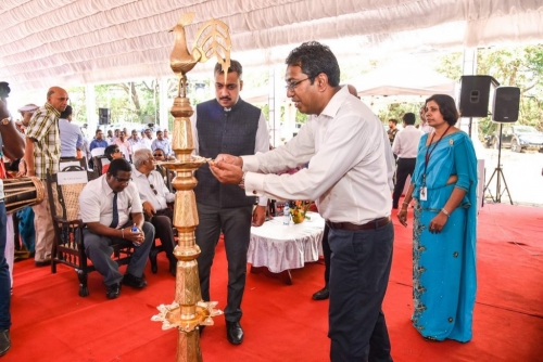 Laying of the foundation stone ceremony for the cool storage project in Dambulla