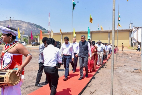 Laying of the foundation stone ceremony for the cool storage project in Dambulla
