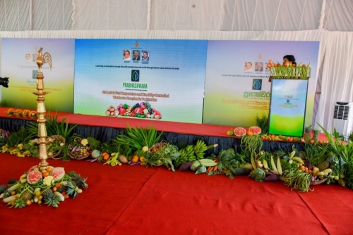 Laying of the foundation stone ceremony for the cool storage project in Dambulla