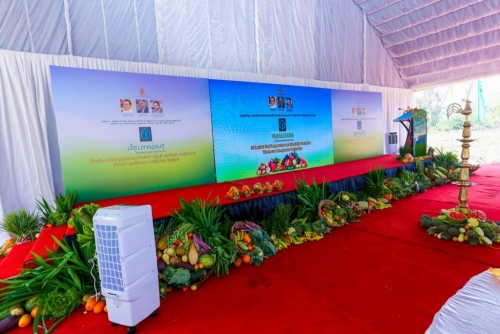 Laying of the foundation stone ceremony for the cool storage project in Dambulla