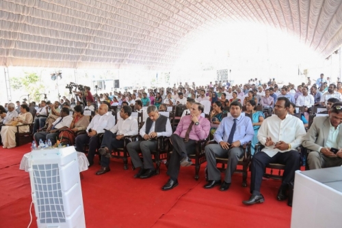 Laying of the foundation stone ceremony for the cool storage project in Dambulla